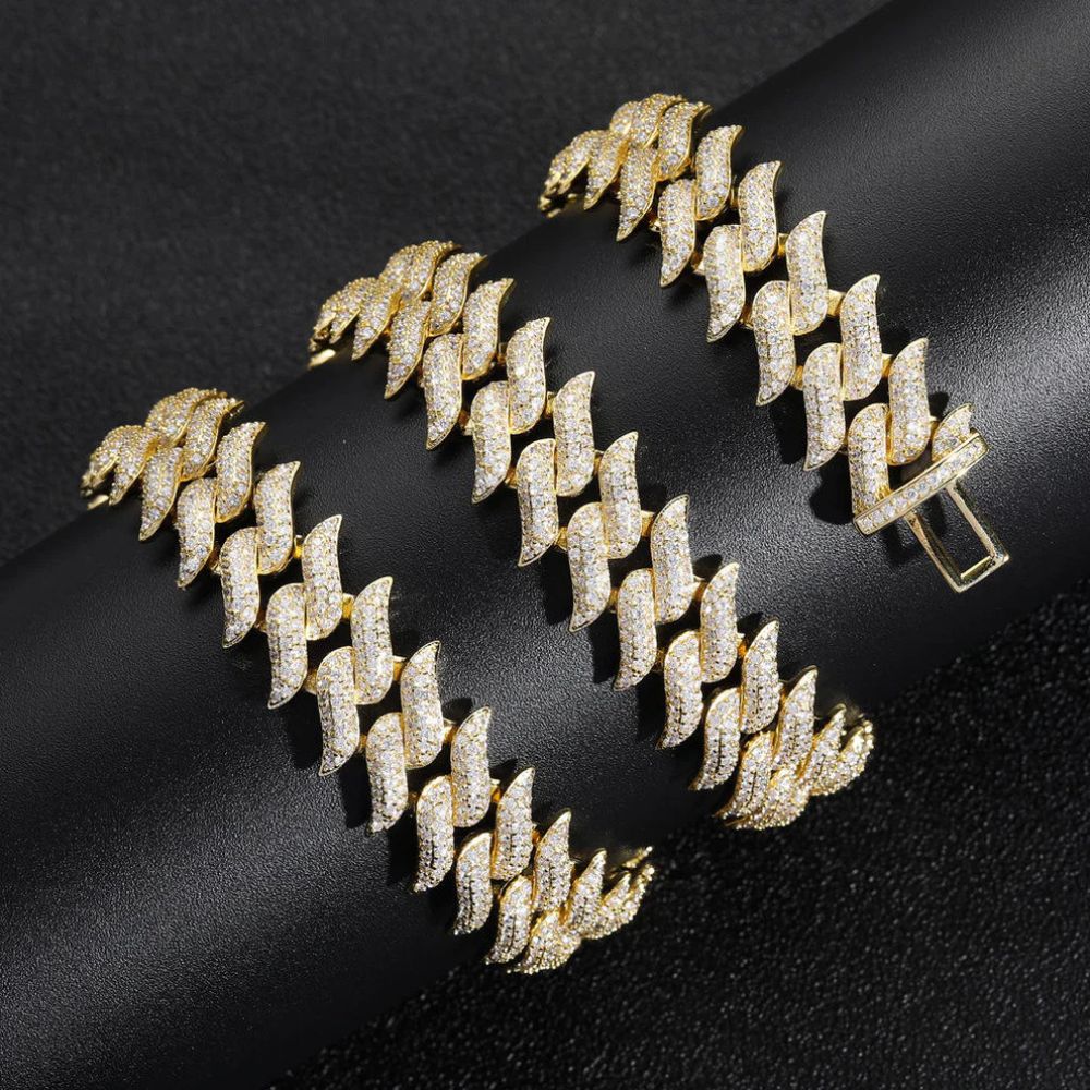 Moissanite Thorns Miami Cuban Link Hip Hop Chain For Him