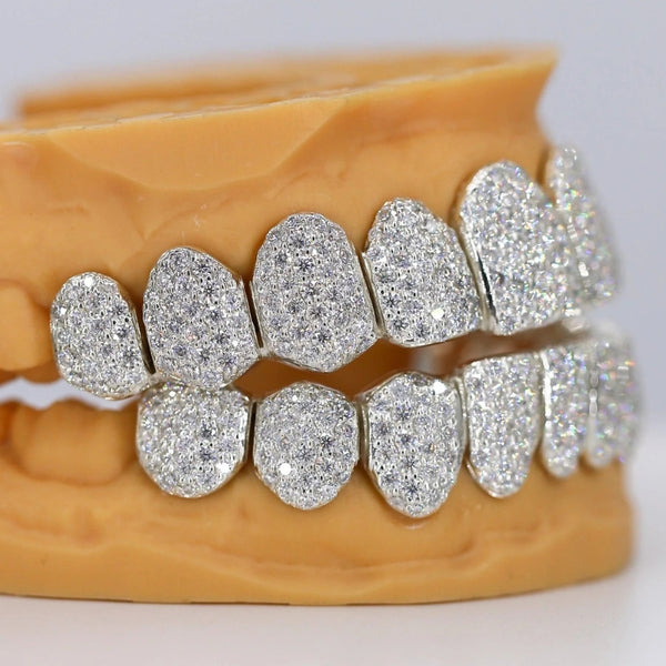 Iced Out Moissanite 10 On 10 Hip Hop Grillz