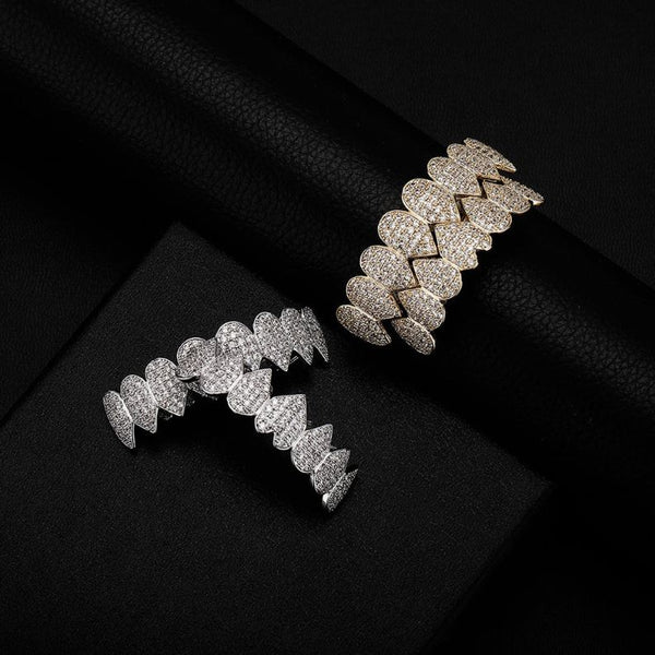 VVS1 Moissanite Diamond Iced Out Unique Customized Grillz