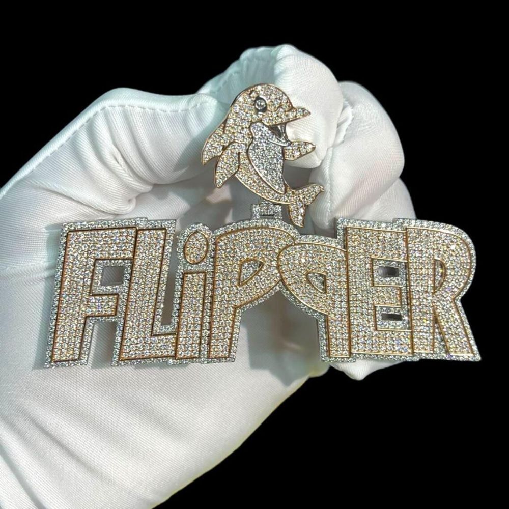 Moissanite Diamond Iced Out Awesome Hip Hop Pendant