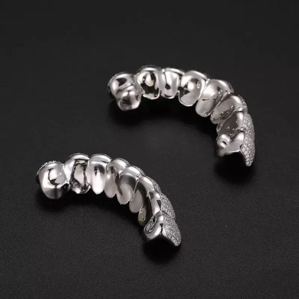 Colorless Moissanite Iced Out Customized Grillz
