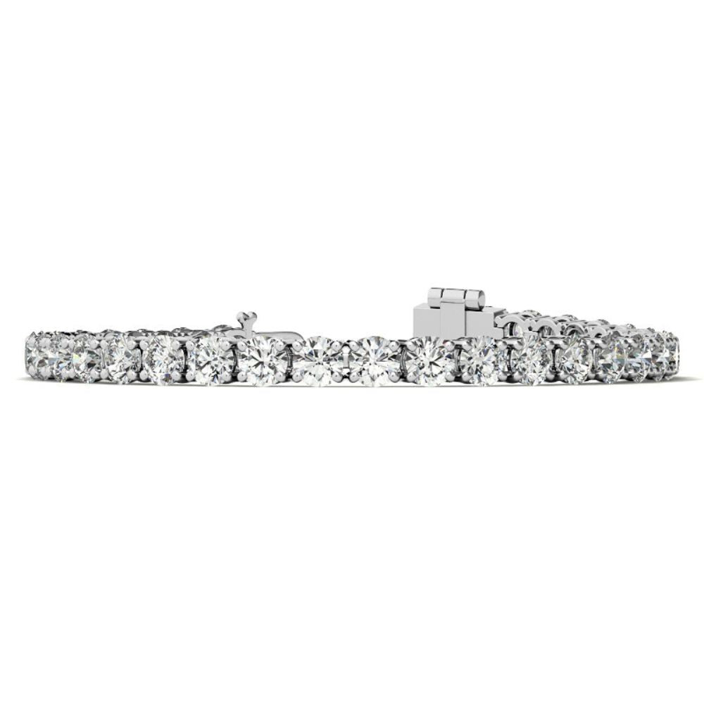 Moissanite Round Cut Women's Tennis Bracelet