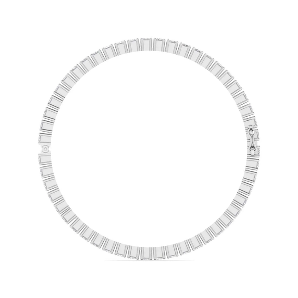 Round Cut Moissanite Women's Tennis Bracelet