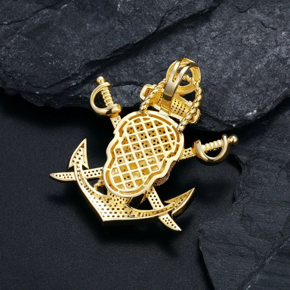 Moissanite Diamond Skull Hip Hop Pendant