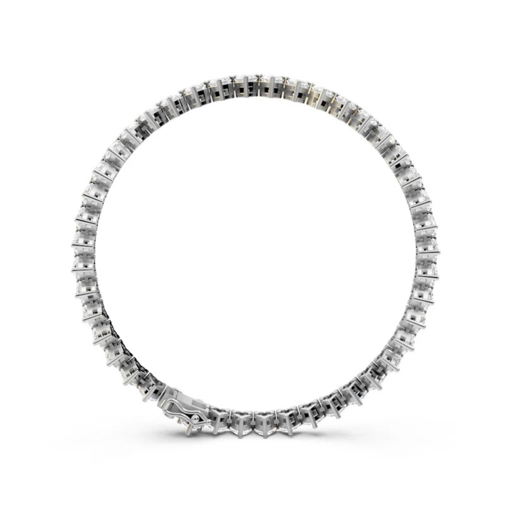 Heart Cut Moissanite Women's Tennis Bracelet