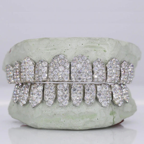 10 On 10 Iced Out Moissanite Diamond Customized Grillz
