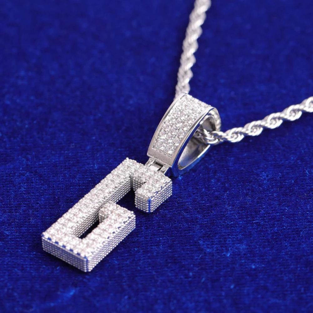 Round Cut Lab Grown Diamond Iced Out Hip Hop Pendant
