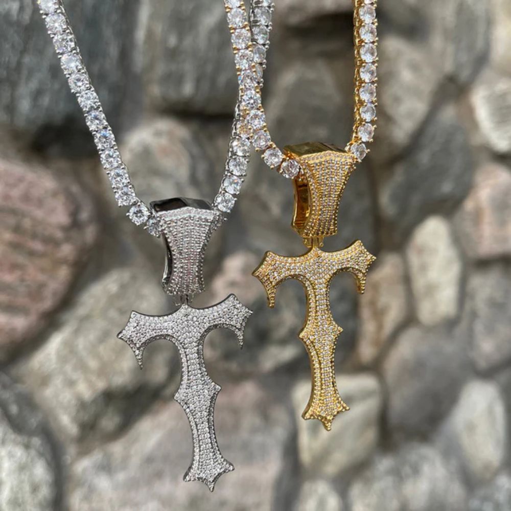 Round Cut Lab Grown Diamond Trap Star Hip Hop Pendant