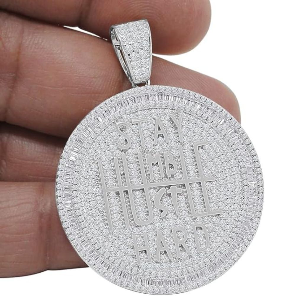 Richie Rich With Money Bag Moissanite Iced Out Pendant