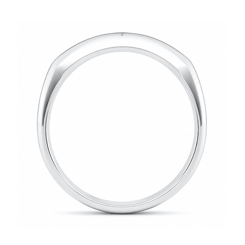 Channel Set Round Cut Lab Grown Diamond Engagement Ring