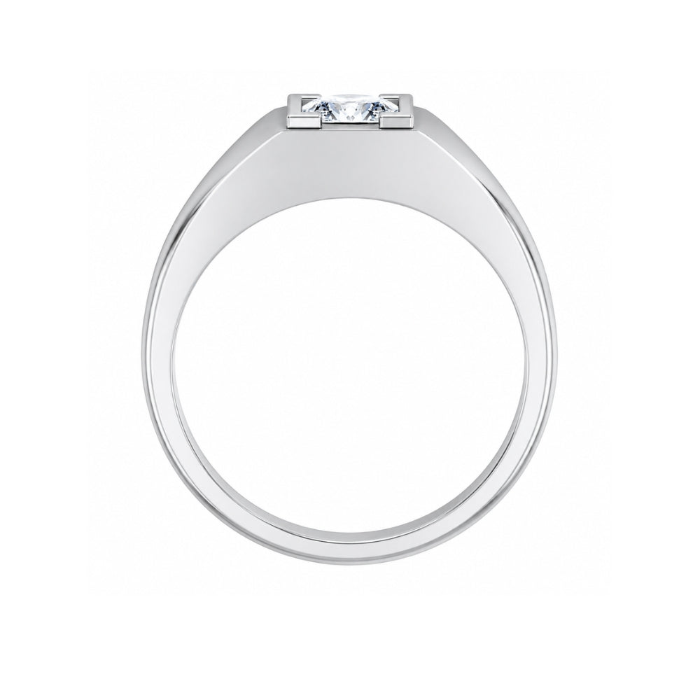 Round Cut Lab Grown Diamond Solitaire Engagement Ring