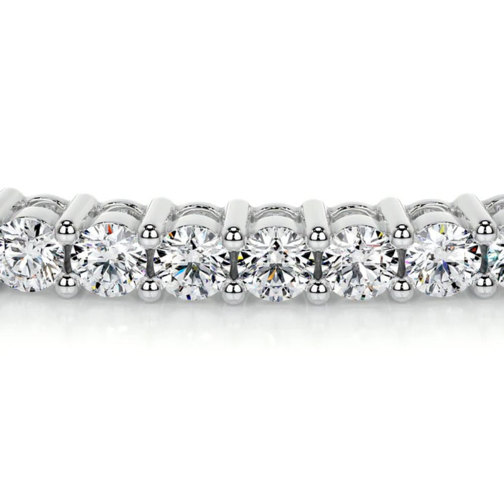VVS1 Moissanite Round Cut Tennis Bracelet