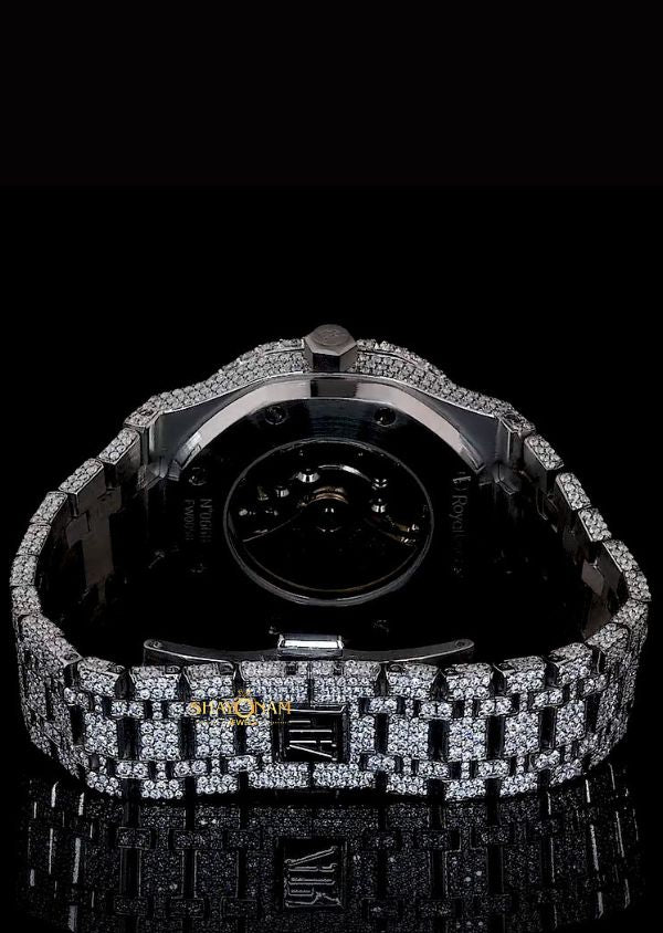 Full White Moissanite Diamond Iced Out Luxury Watches