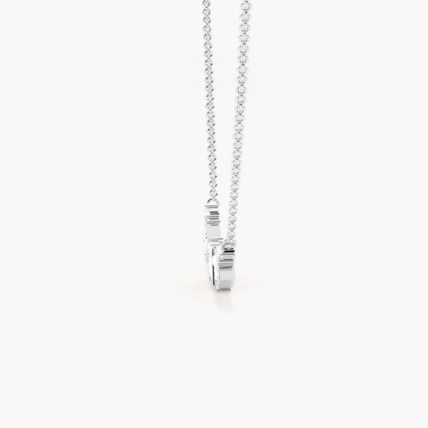 Colorless Moissanite Multi Diamond Shape Pendant