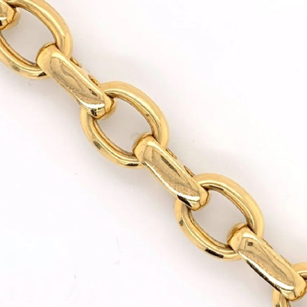 Moissanite Diamond Iced Out Rolo Link Hip Hop Bracelet