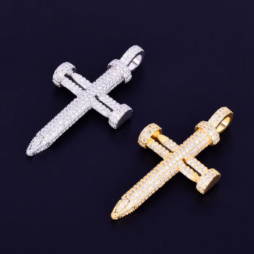 Men's Wear Round Cut Lab Grown Diamond Hip Hop Pendant