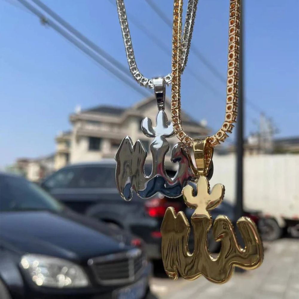 Lab Grown Diamond Round Cut Hip Hop Pendant For Men