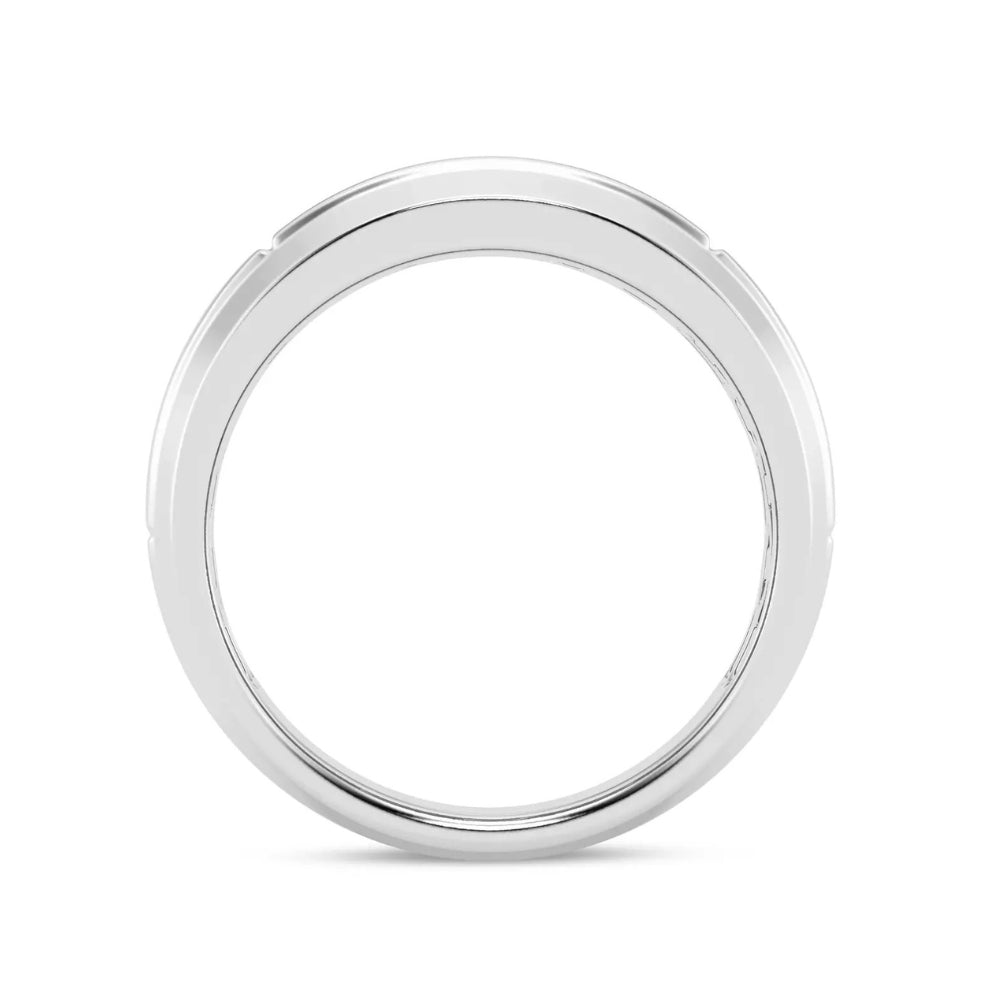 Five Stone Round Cut Lab Grown Diamond Engagement Ring