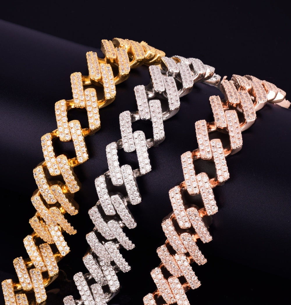 VVS1 Moissanite Luxury Hip Hop Bracelet For Men's