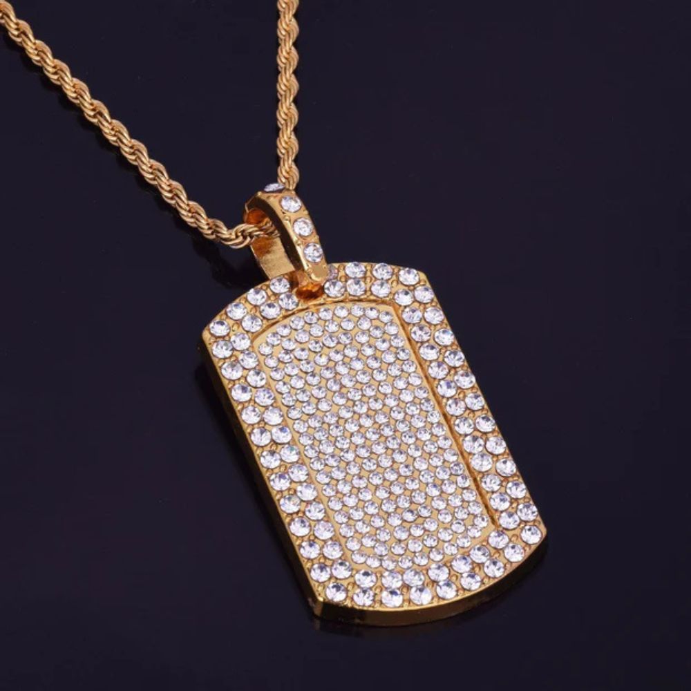 Round Cut Lab Grown Diamond Iced Out Hip Hop Pendant