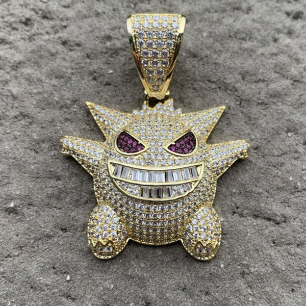Moissanite Diamond Pokemon Hip Hop Pendant