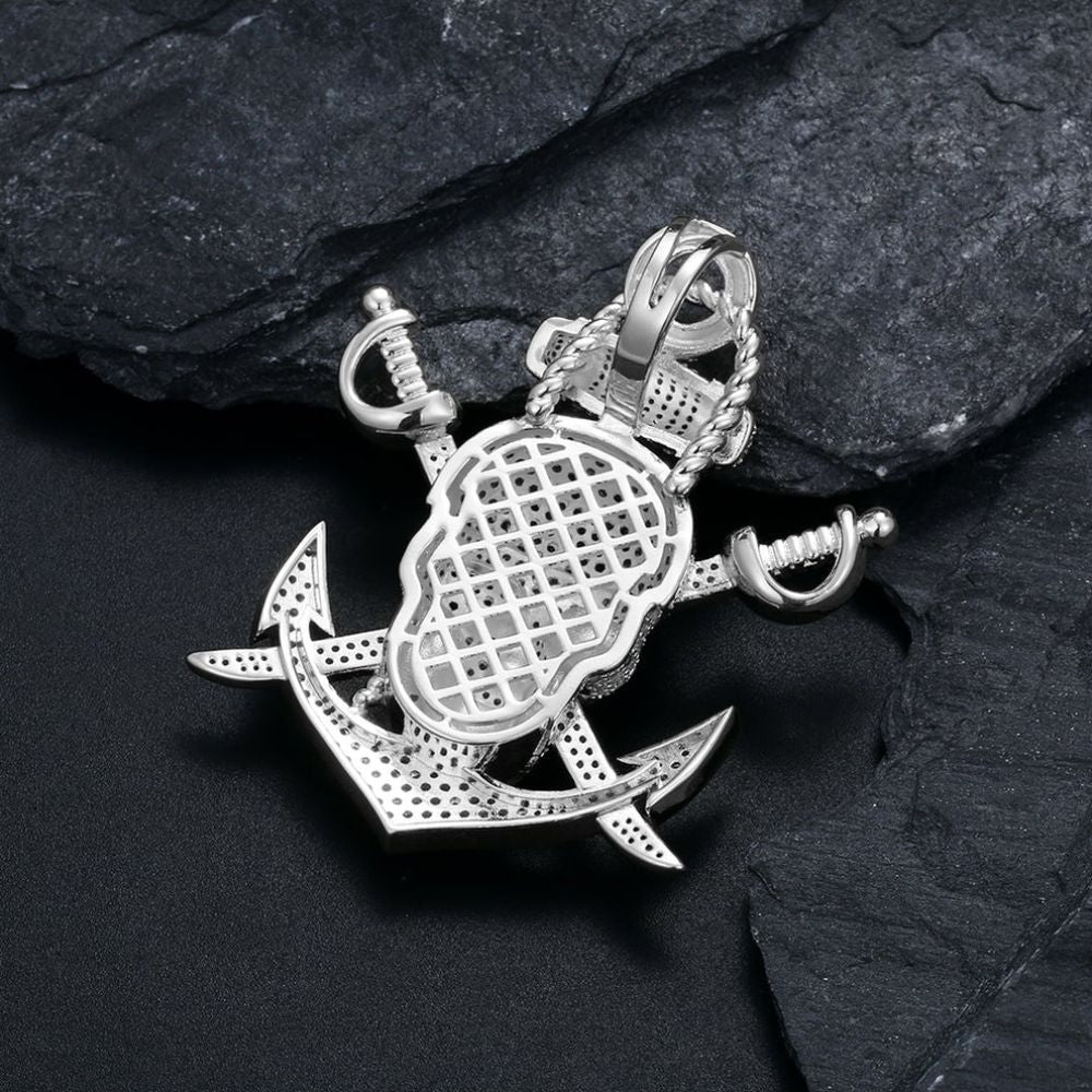 Moissanite Diamond Skull Hip Hop Pendant