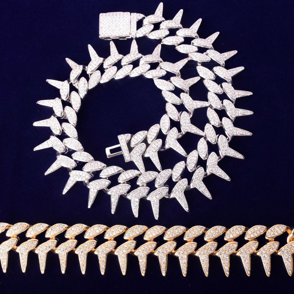 Lab Grown Diamond Round Cut Classic Men's Hip Hop Chain