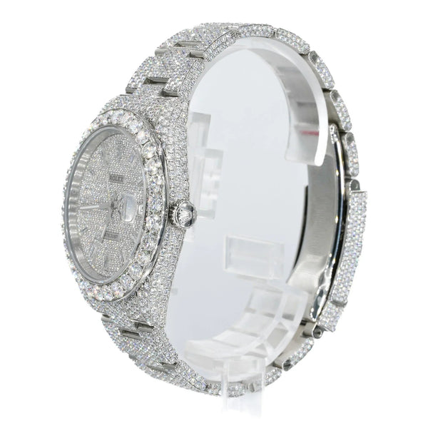 Iced Out Moissanite Diamond Watches For Men's