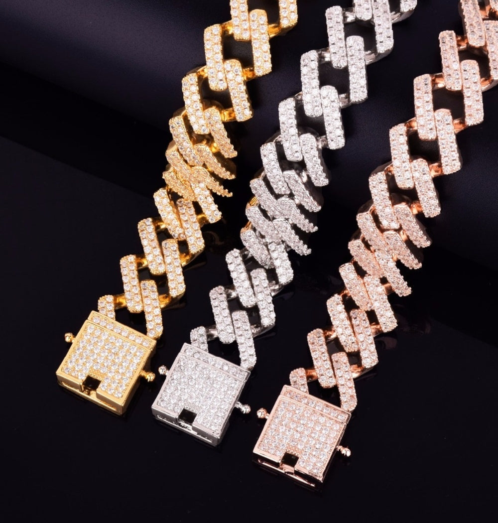 VVS1 Moissanite Luxury Hip Hop Bracelet For Men's