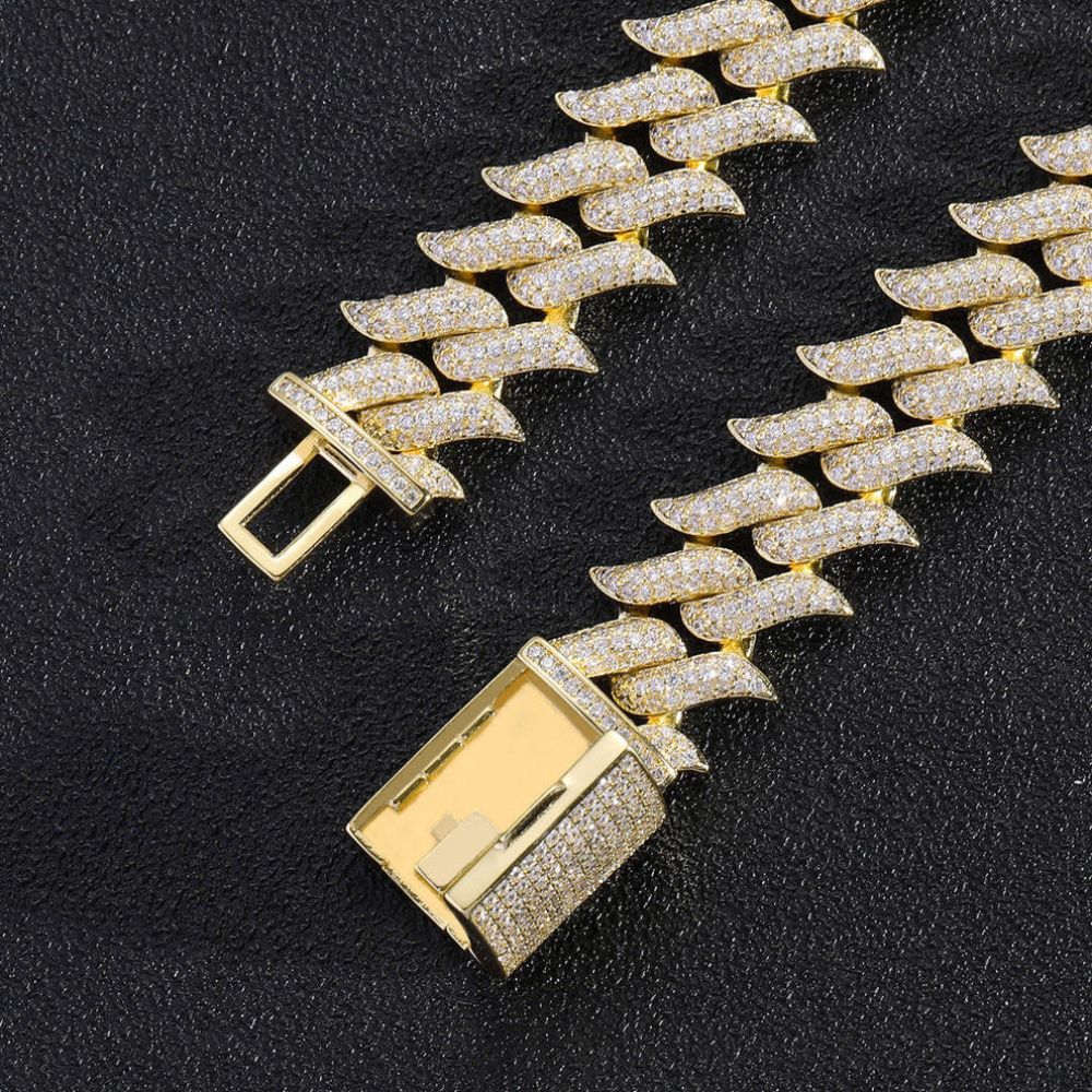 Moissanite Thorns Miami Cuban Link Hip Hop Chain For Him