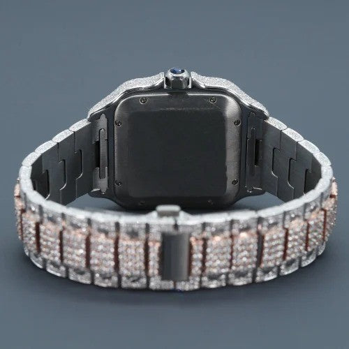 Cartier Moissanite Diamond AP Hip Hop Luxury Watch Gift for Groom