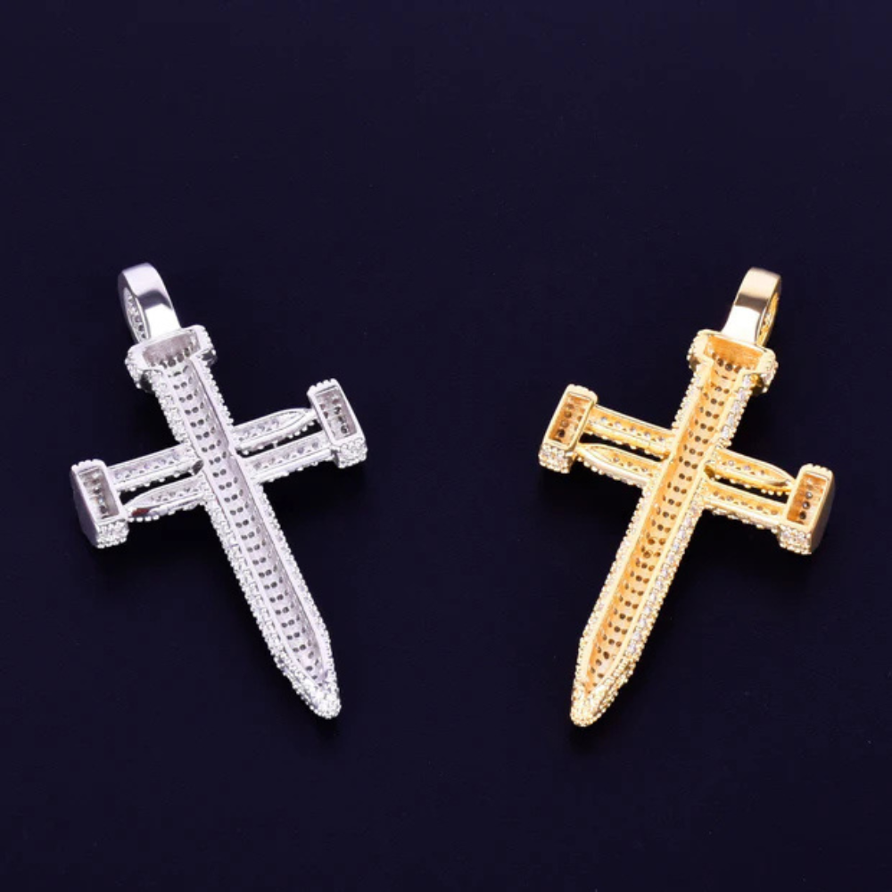 Men's Wear Round Cut Lab Grown Diamond Hip Hop Pendant