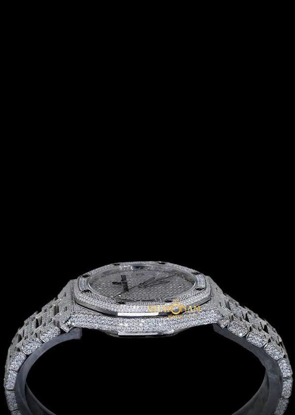 VVS1 Moissanite Diamond Watch Iced Out Luxury Watch Gift For Him