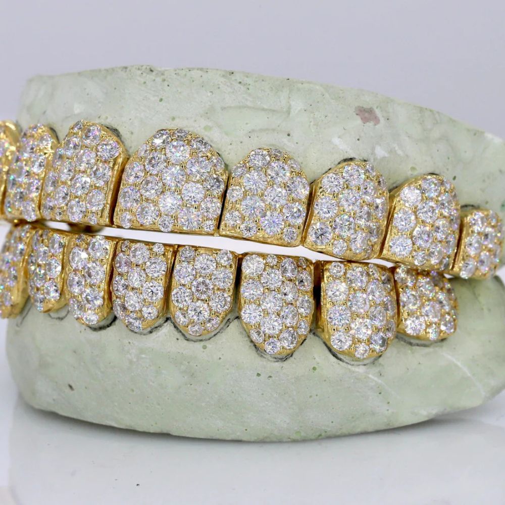 VVS1 Moissanite Iced Out Hip Hop Grillz For Men