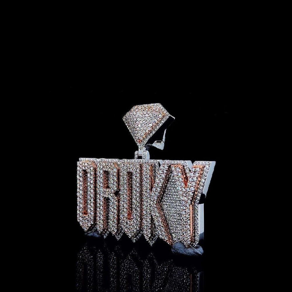 Iced Out Moissanite Diamond Dorky Hip Hop Pendant