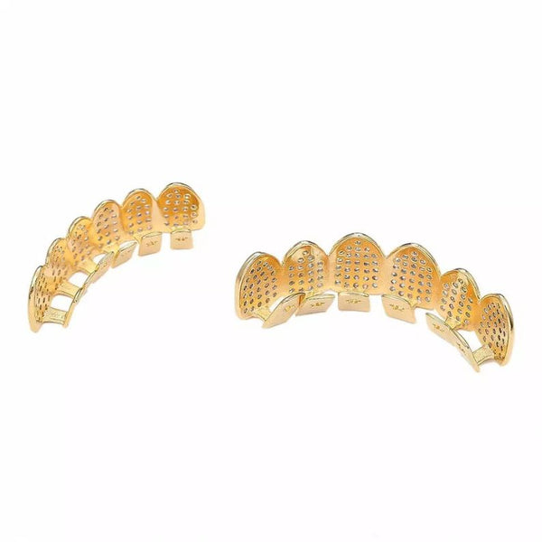 6 On 6 Moissanite Diamond Iced Out Luxury Grillz
