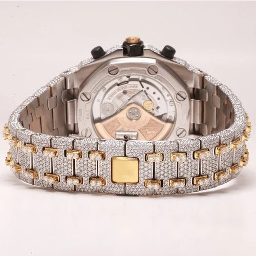 Moissanite Diamond Iced Out Luxury Wrist Watch for Men