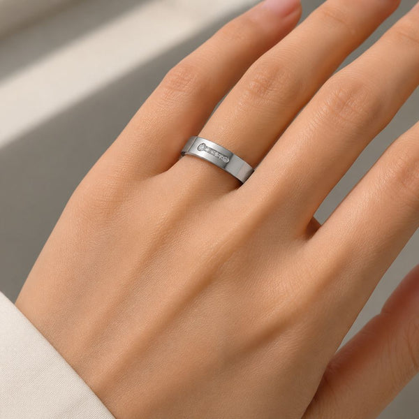 Round Cut Lab Grown Diamond Pave Set Wedding Band
