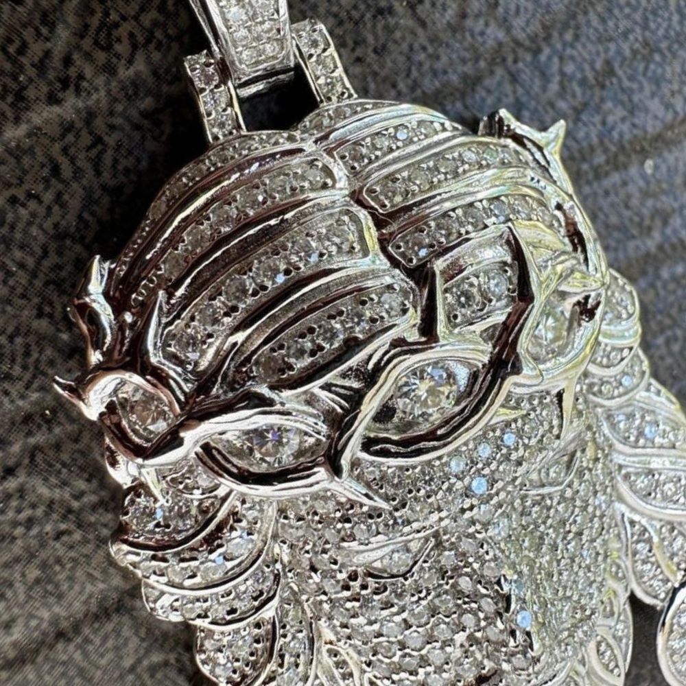 Moissanite Diamond Iced Out Jesus Hip Hop Pendant
