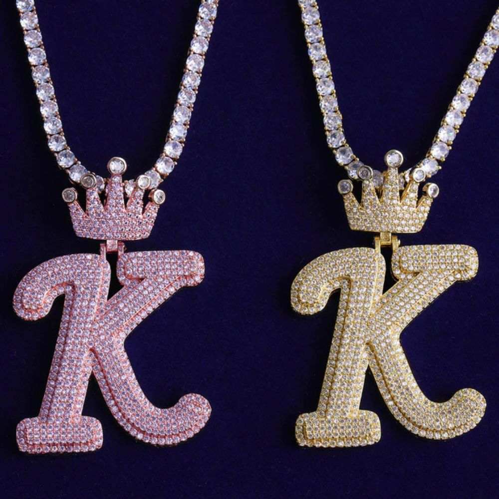 Lab Grown Diamond Round Cut Iced Out Hip Hop Pendant