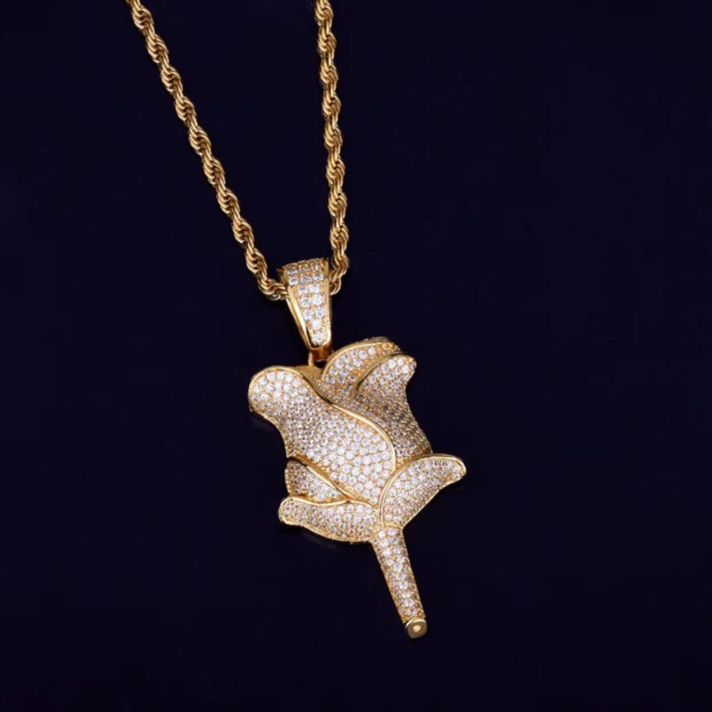 Lab Grown Diamond Round Cut hip Hop Pendant For Men