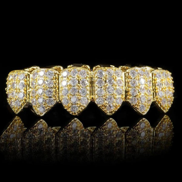 Iced Out Moissanite Diamond Rapper Style Grillz
