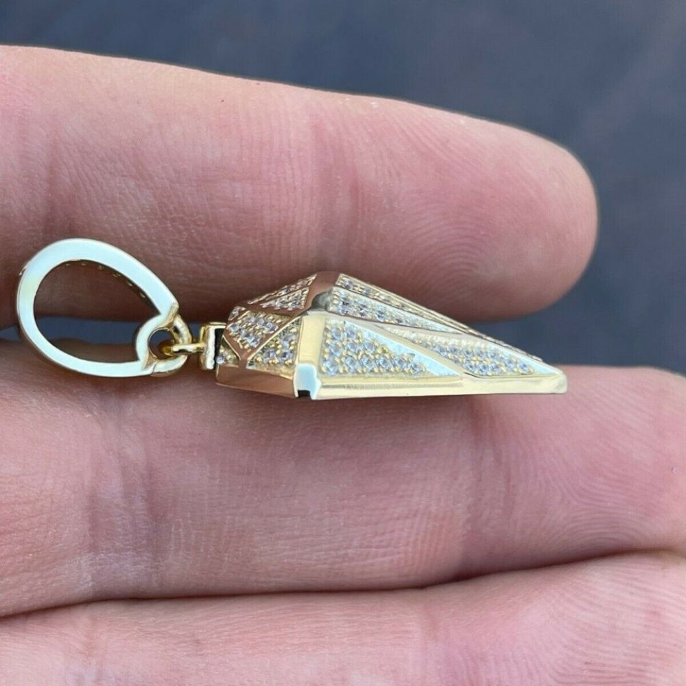 Moissanite Iced Out Diamond Shape Hip Hop Pendant For Men's