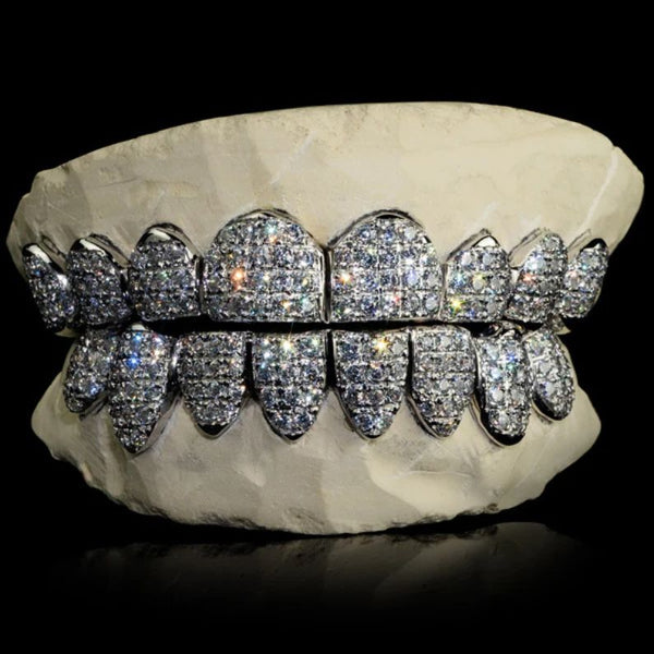 8 On 8 Moissanite Iced Out Customized Grillz