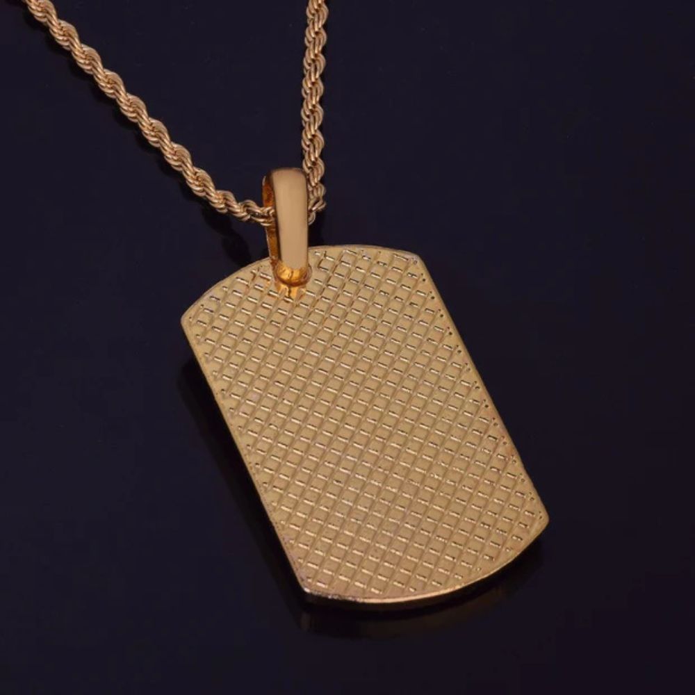 Round Cut Lab Grown Diamond Iced Out Hip Hop Pendant