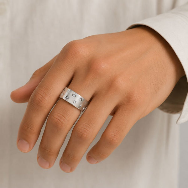 Lab Grown Diamond Round Cut Classic Wedding Band Gift For Him
