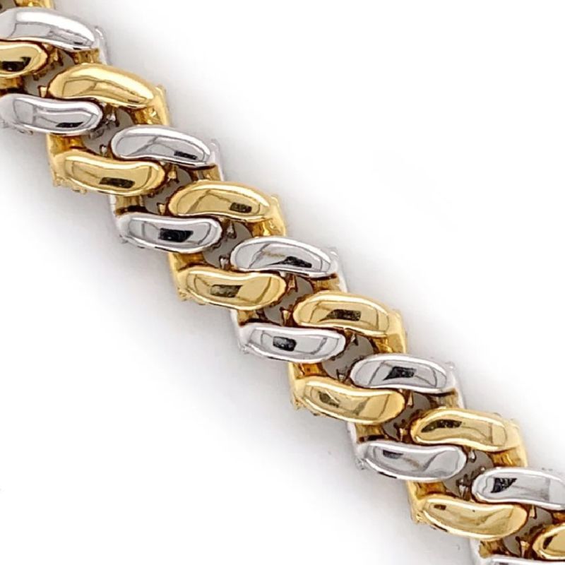 Iced Out Moissanite Diamond Cuban Link Bracelet