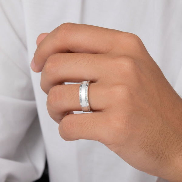 Baguette Cut Channel Set Lab Grown Diamond Wedding Band