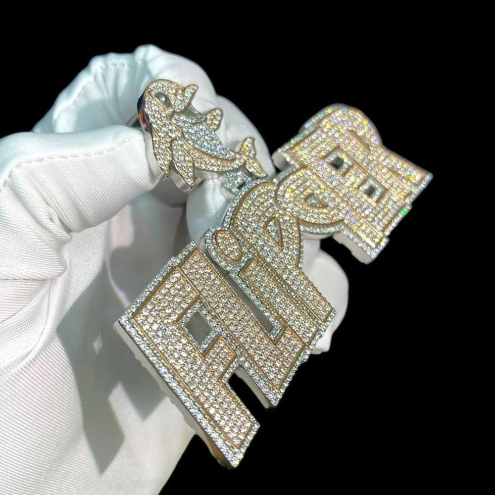 Moissanite Diamond Iced Out Awesome Hip Hop Pendant