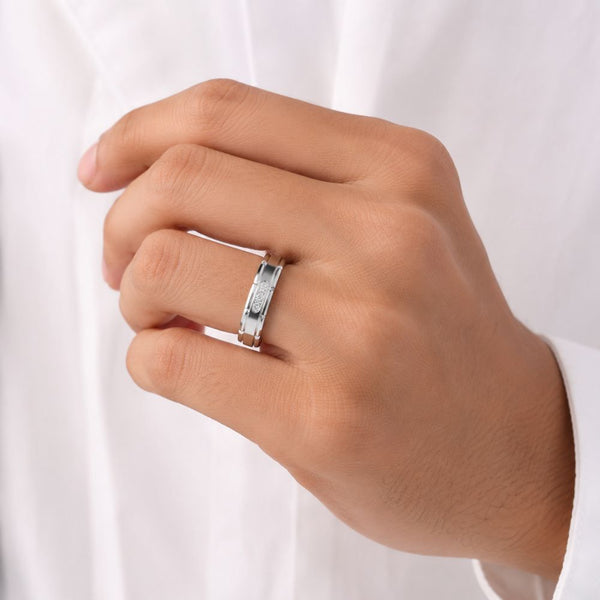 Lab Grown Diamond Round Cut Pave Set Wedding Band